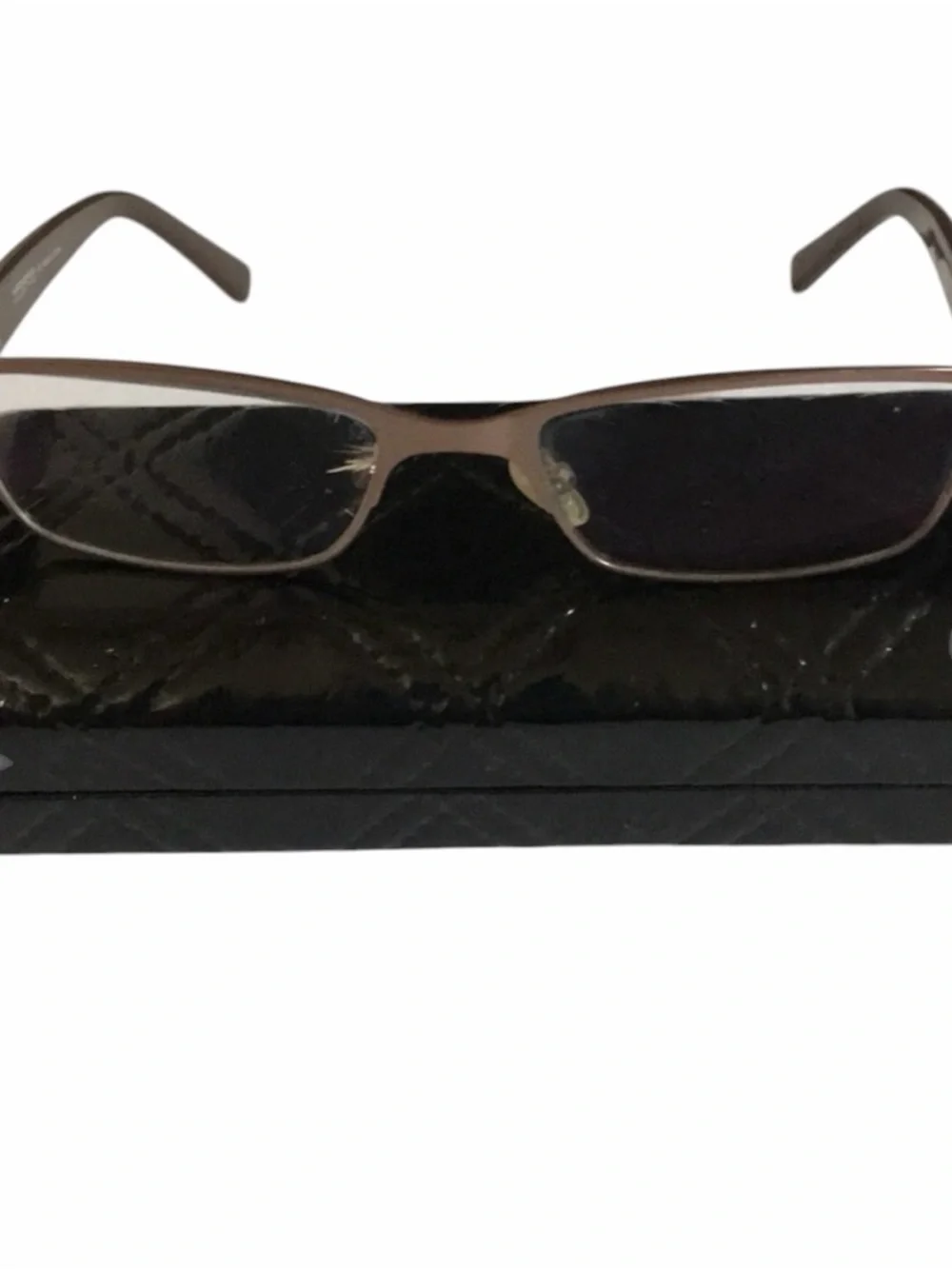 Kim Kadashian  Brown & gold animal print reading glasses like new